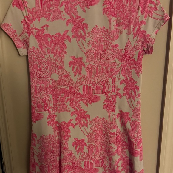 Lilly Pulitzer Tropical Pink and Cream Mini Dress - Picture 3 of 3
